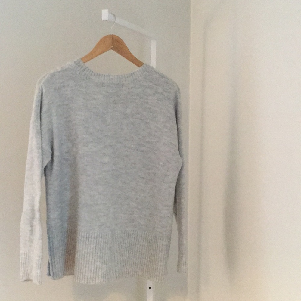 Grey Side Button Sweater - image 2